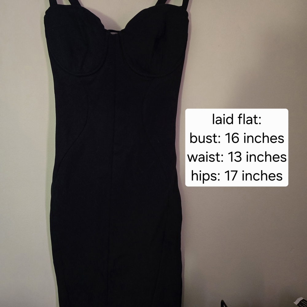 Ta3 Seamed Lushy Midi Dress Size L - Picture 2 of 8